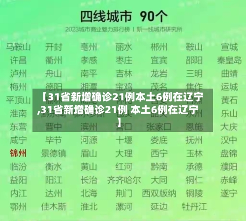 【31省新增确诊21例本土6例在辽宁,31省新增确诊21例 本土6例在辽宁】