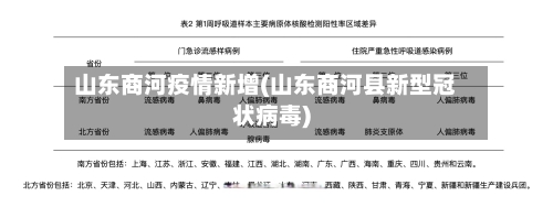 山东商河疫情新增(山东商河县新型冠状病毒)-第3张图片
