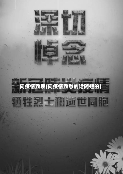 向疫情致哀(向疫情致敬的话简短的)
