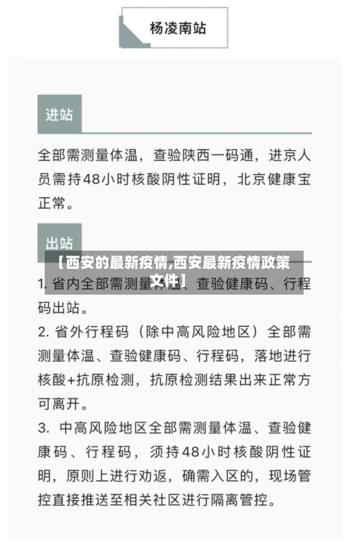 【西安的最新疫情,西安最新疫情政策文件】