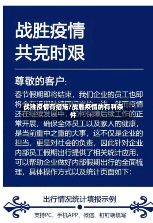 战胜疫情有措施/战胜疫情的有利条件-第2张图片