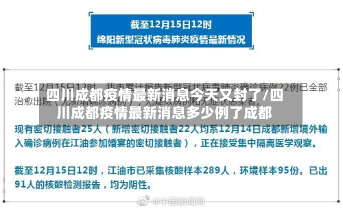 四川成都疫情最新消息今天又封了/四川成都疫情最新消息多少例了成都-第2张图片