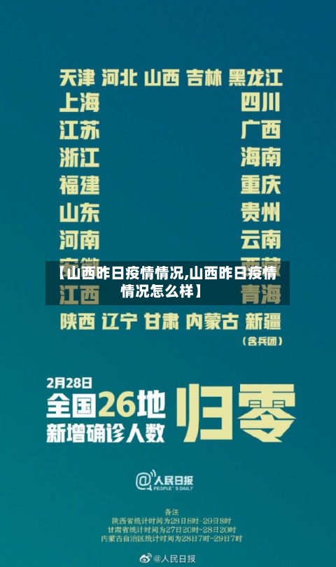 【山西昨日疫情情况,山西昨日疫情情况怎么样】